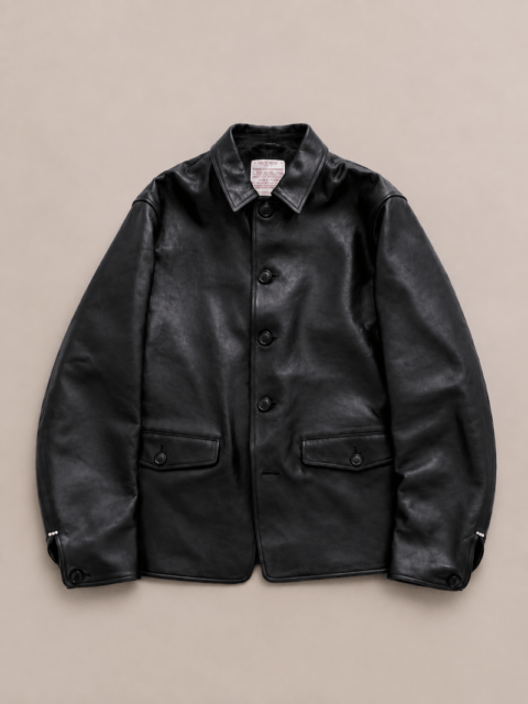 NICENESS(ナイスネス) / DEVOTE / ディヴォート (オイルタンドカーフレザージャケット) / BLACK×CHARCOAL / 26AW 