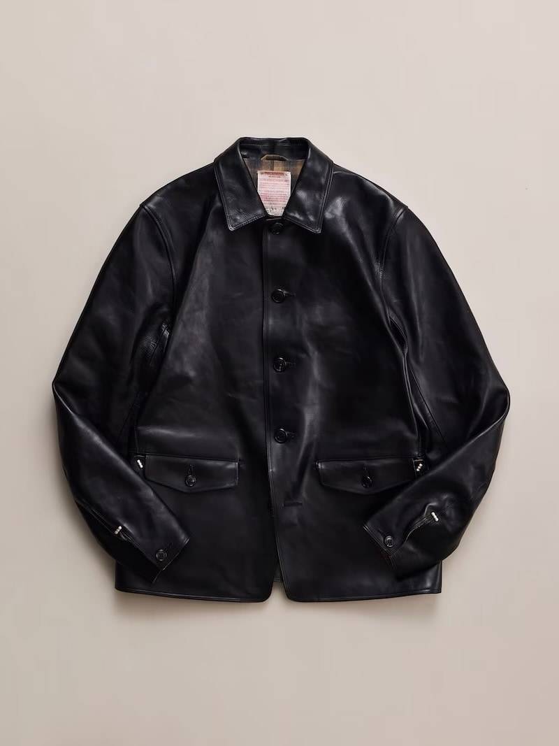 NICENESS(ナイスネス) / DEVOTE / ディヴォート (オイルタンドカーフレザージャケット) / BLACK×BEIGE / 26AW