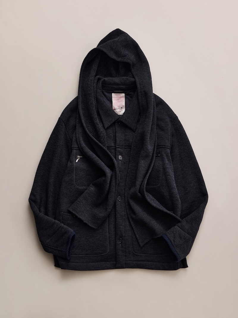 NICENESS(ナイスネス) / BORLAND / ボーランド (ウールフリースオーバーシャツコート) / GRAY / 26AW