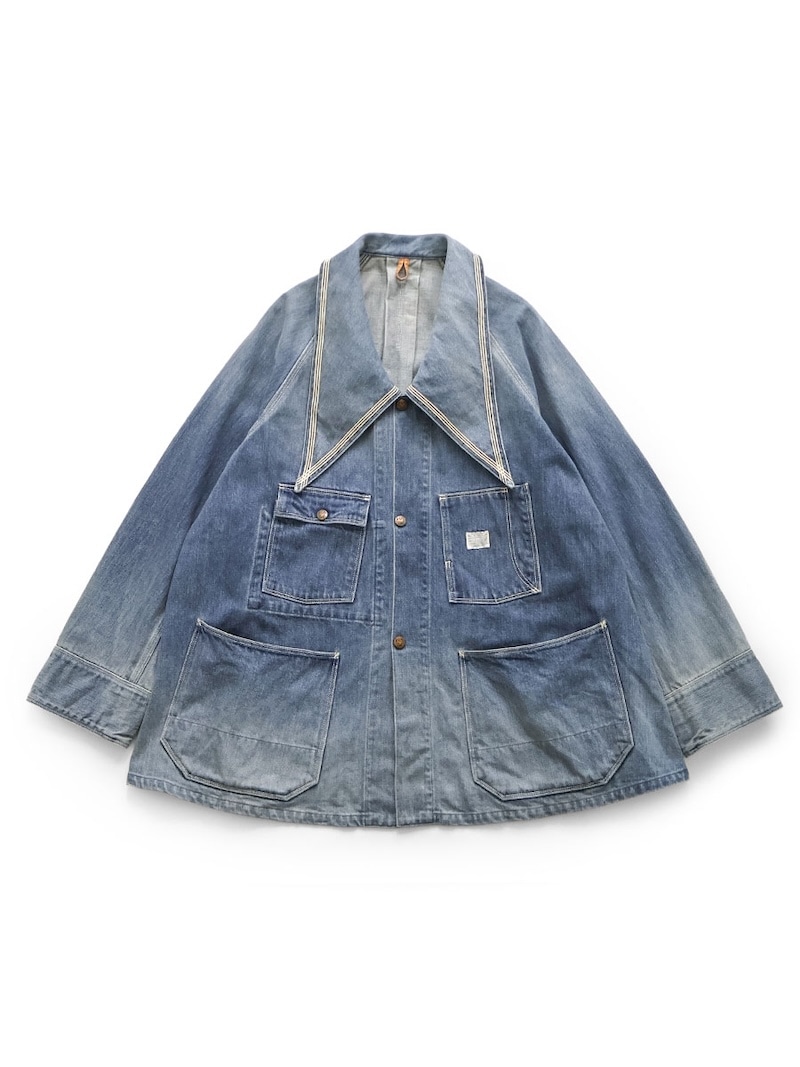 【美品】KAPITALラングルカラーベル カバーオール サイズS KAPITAL(キャピタル) / 12ozデニム ラングルカラーベルカバーオール