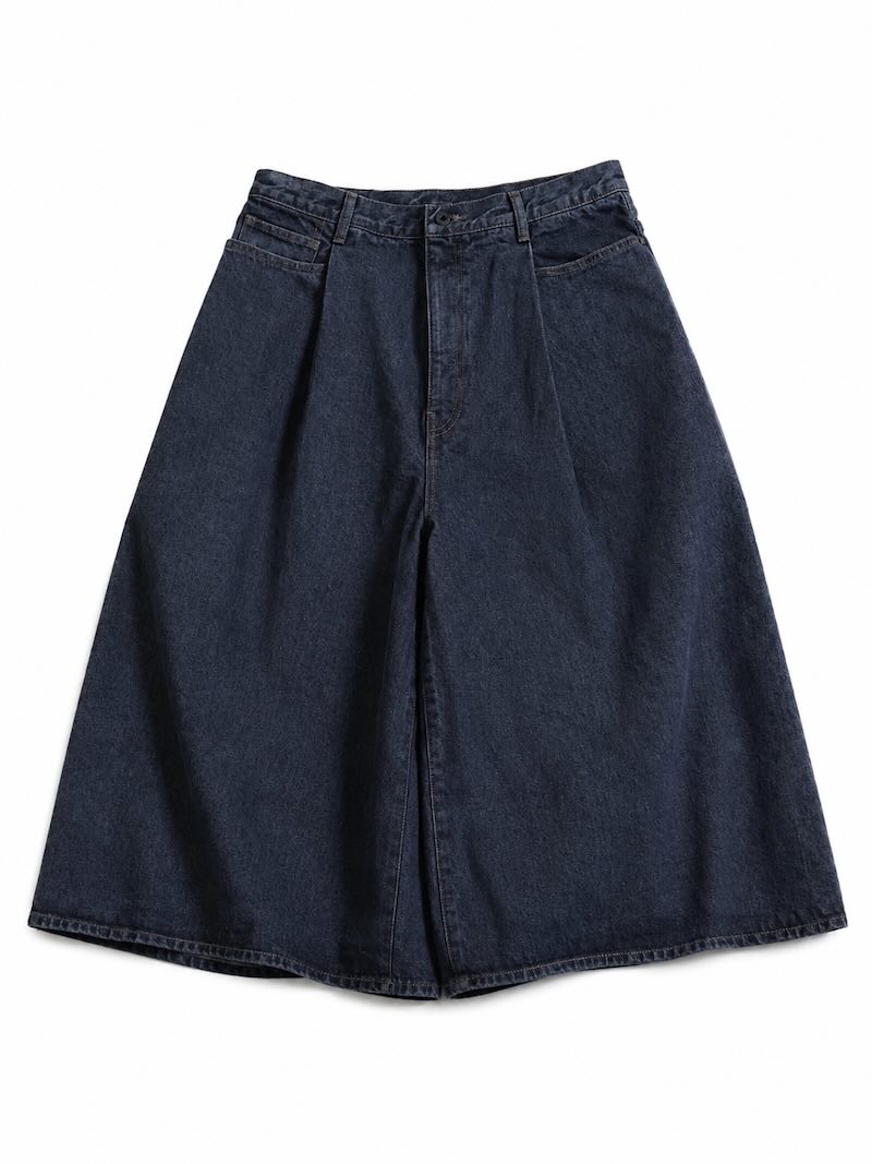 KAPITAL 【キャピタル】スカート風パンツ　ブラック【1】 KAPITAL(キャピタル) / 14ozブラックデニム 5Pジョーツ / 26SS | 商品