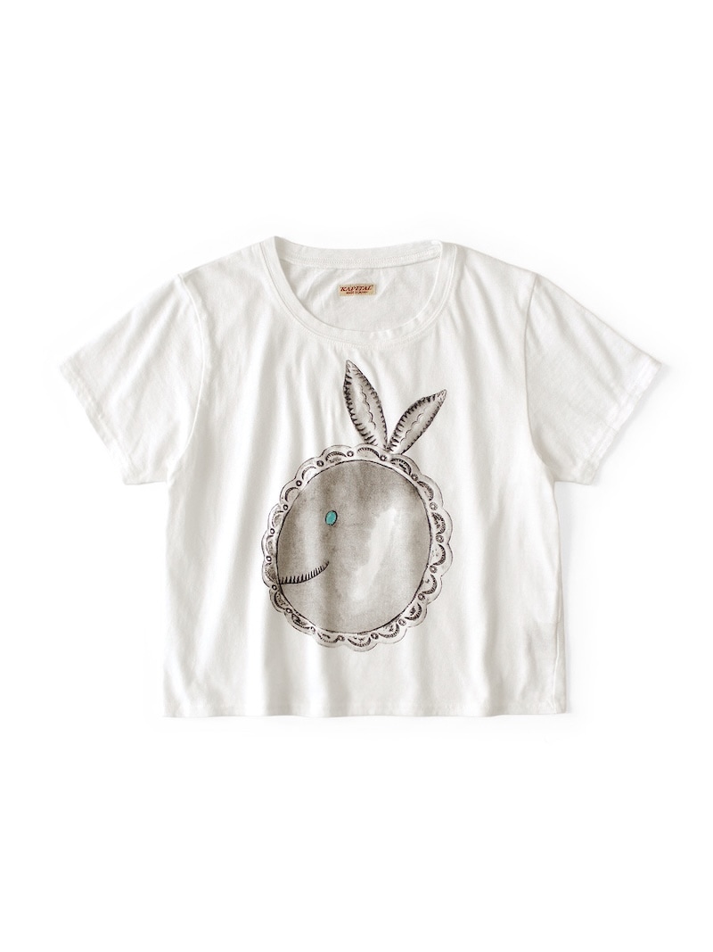 KAPITAL(キャピタル) / 20/-天竺 クロップド T (BIGコンチョ