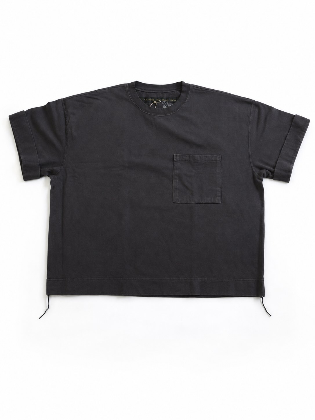 KAPITAL(キャピタル) / 16/-度詰め天竺 ARMYビーチパックT / 墨黒 / 26SS 