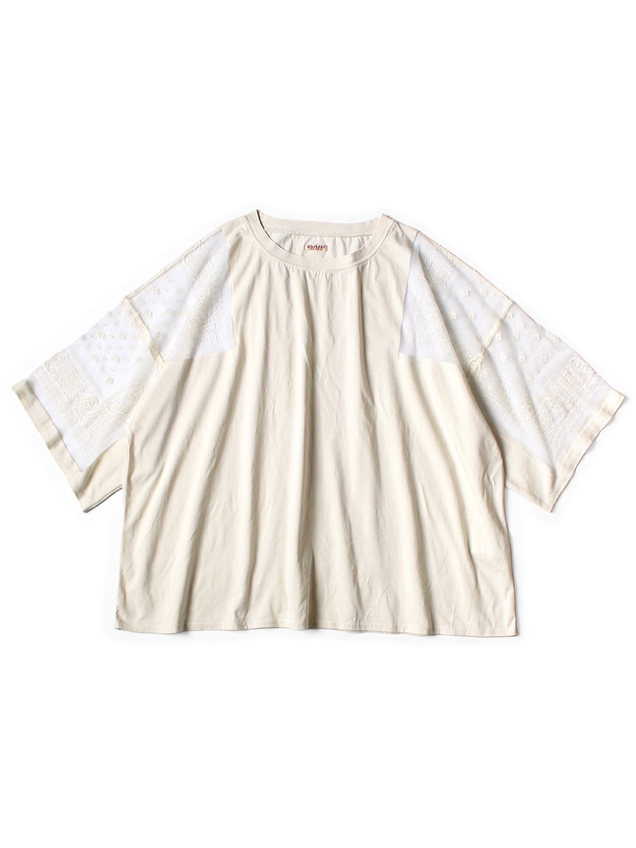 KAPITAL(キャピタル) オパール天竺 バンダナHUGE-T / キナリ 26SS