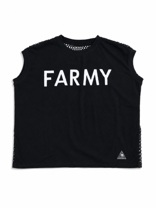 KAPITAL(キャピタル) / 20/-天竺 カタビラノースリーブ BIG-T(FARMYpt