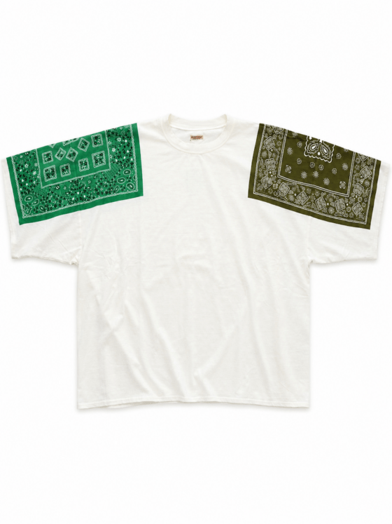 KAPITAL(キャピタル) / 18.5/-天竺バンダナHUGE-T(COOLIE) / カーキ