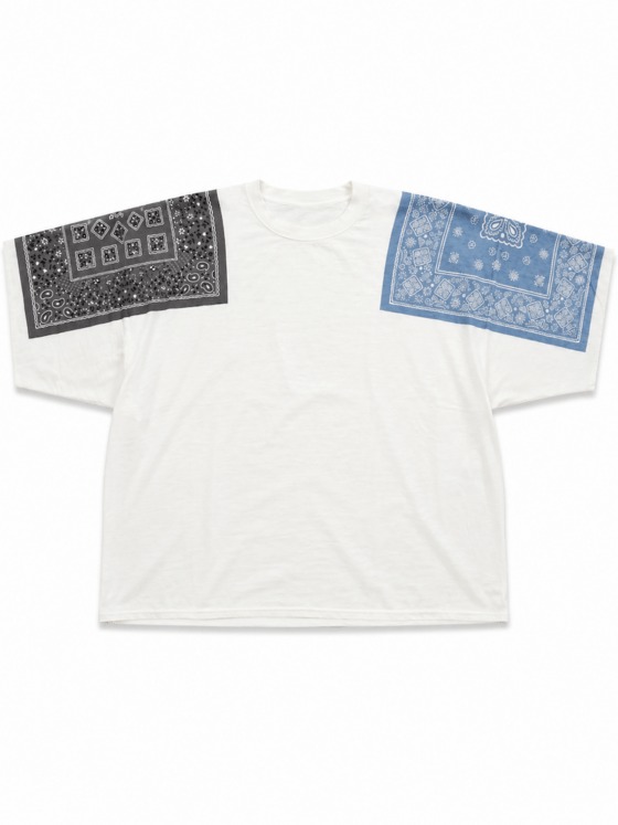 KAPITAL(キャピタル) / 18.5/-天竺バンダナHUGE-T(COOLIE) / サックス