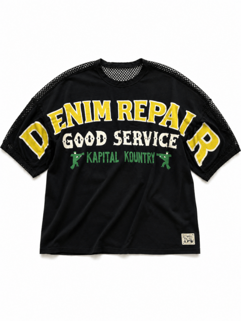 KAPITAL(キャピタル) 20/ 天竺 カタビラHUGE-T(DENIM REPAIRpt