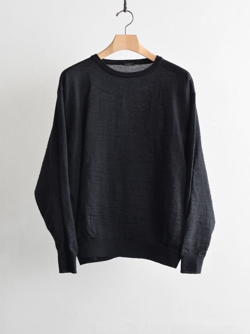 COMOLI(コモリ) / ウール クルーネックニット 26AW