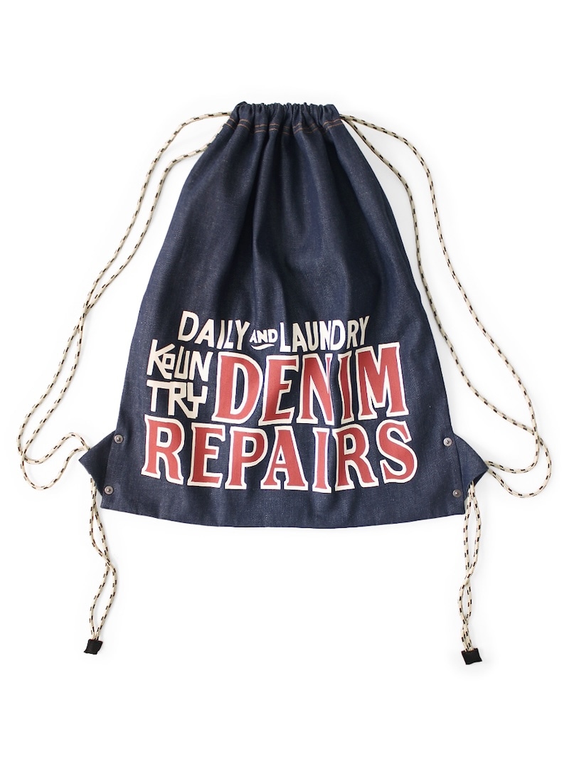 KAPITAL(キャピタル) / 8ozデニム ナップサック(DENIM REPAIRSpt) / 26AW 