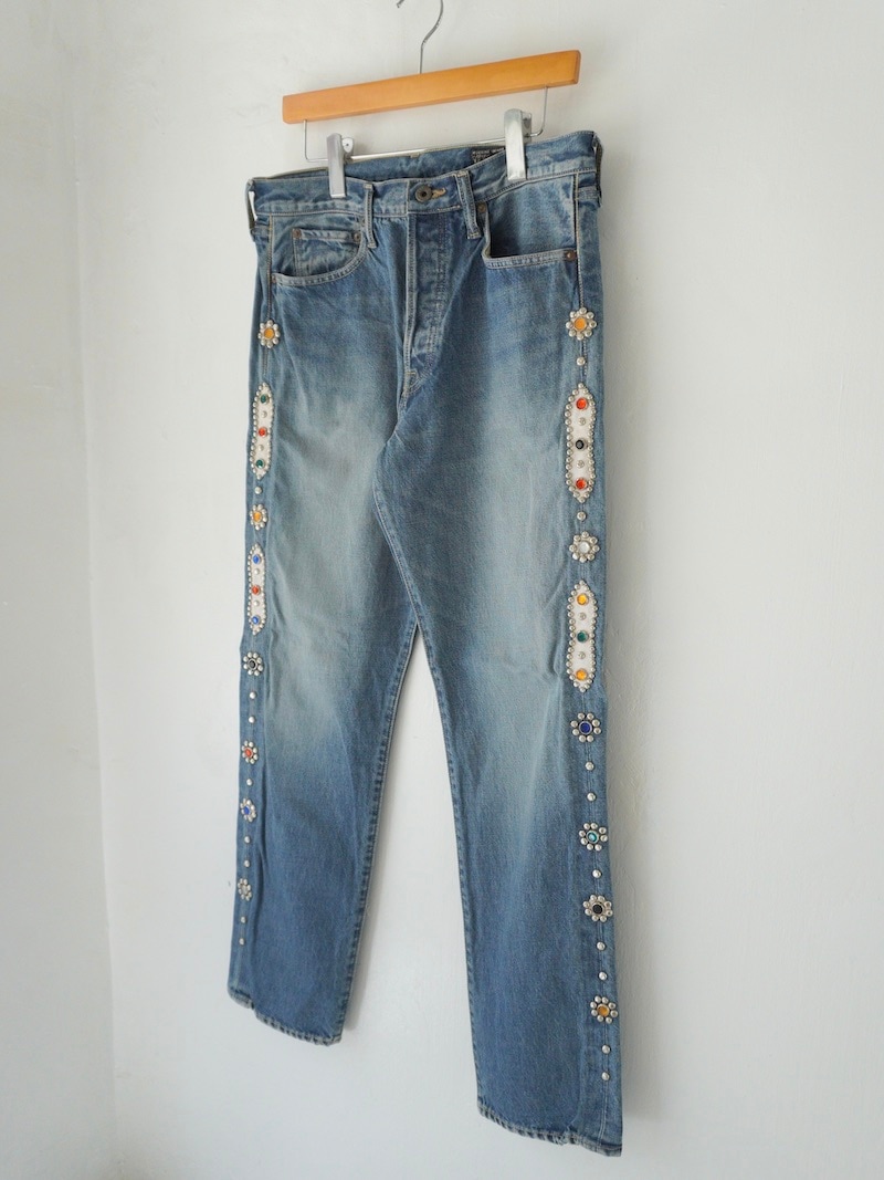 KAPITAL(キャピタル) / 14ozデニム 5P モンキーCISCO(スタッズリメイク) 25SS 