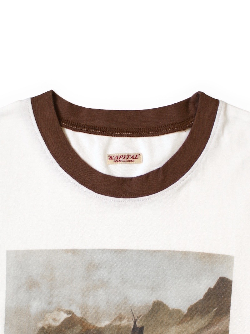 KAPITAL(キャピタル) / 20/-天竺 リンガーT(Yellowknife pt) 25AW