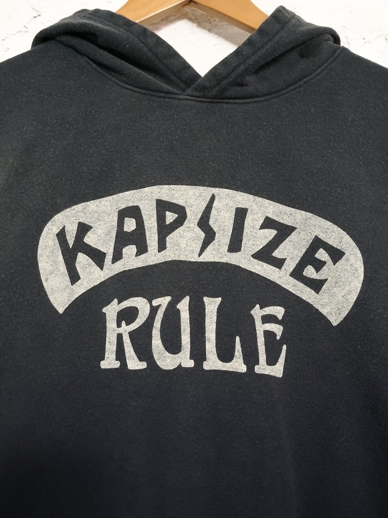 KAPITAL(キャピタル) / 裏毛 フードスウェット(KAPSIZE RULEpt) / ブラック 25AW