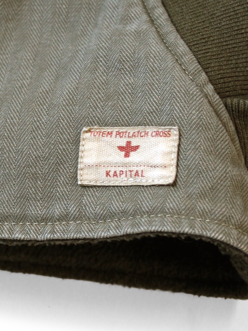 KAPITAL(キャピタル) / へリンボン リングコートライニングフーディー 25AW