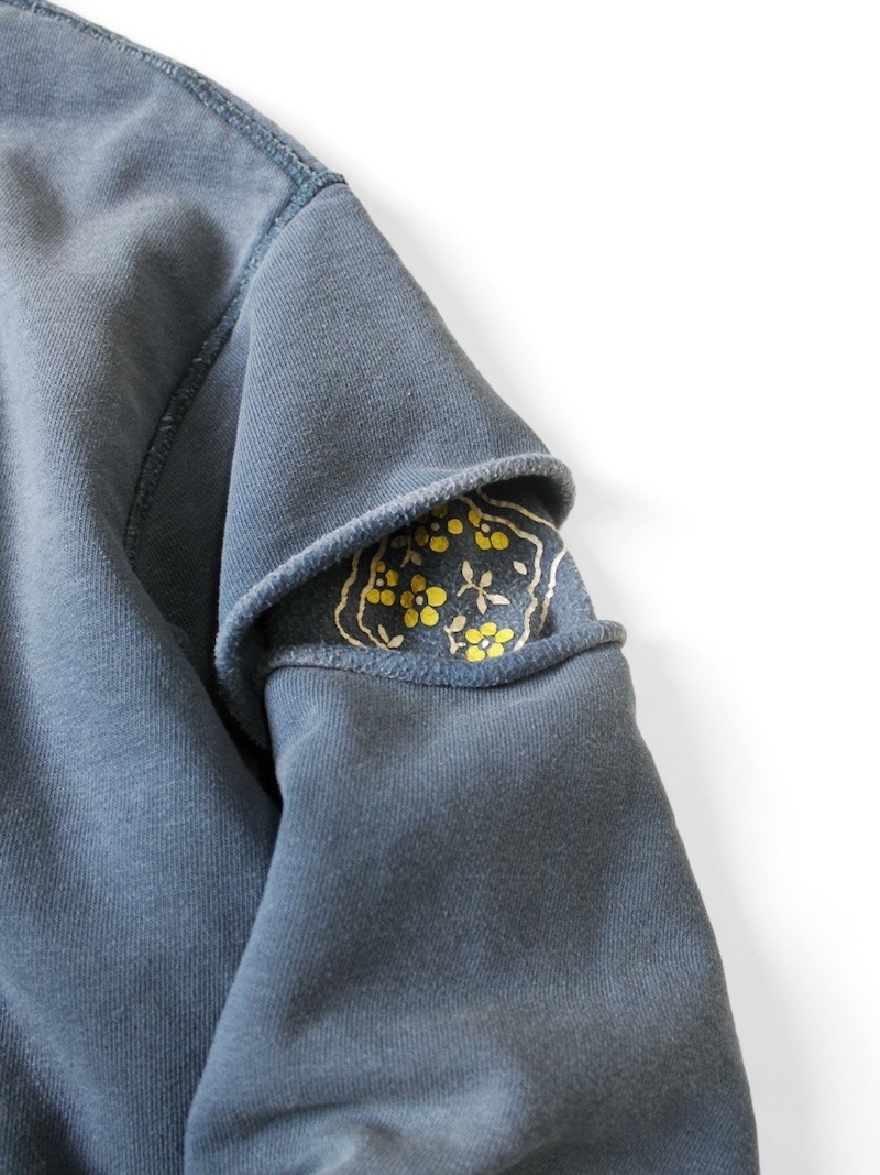 KAPITAL(キャピタル) / 裏毛 リバーシブルエルボーリップフード