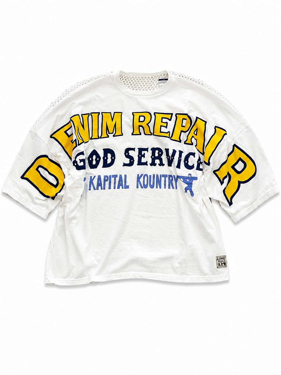 KAPITAL(キャピタル) 20/ 天竺 カタビラHUGE-T(DENIM REPAIRpt
