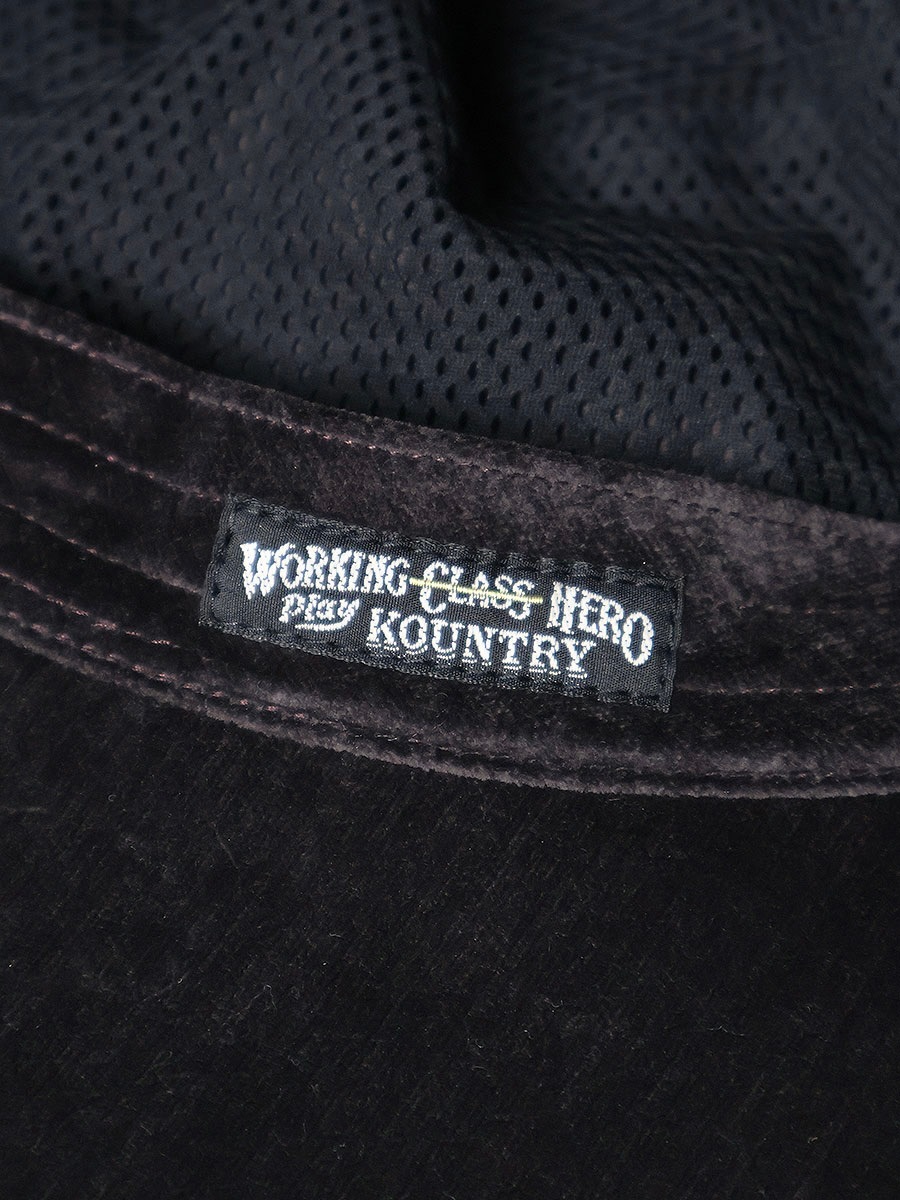 KAPITAL(キャピタル) / 別珍 バケットHAT 短ツバ(PECKISH RAINBOWY) 25AW