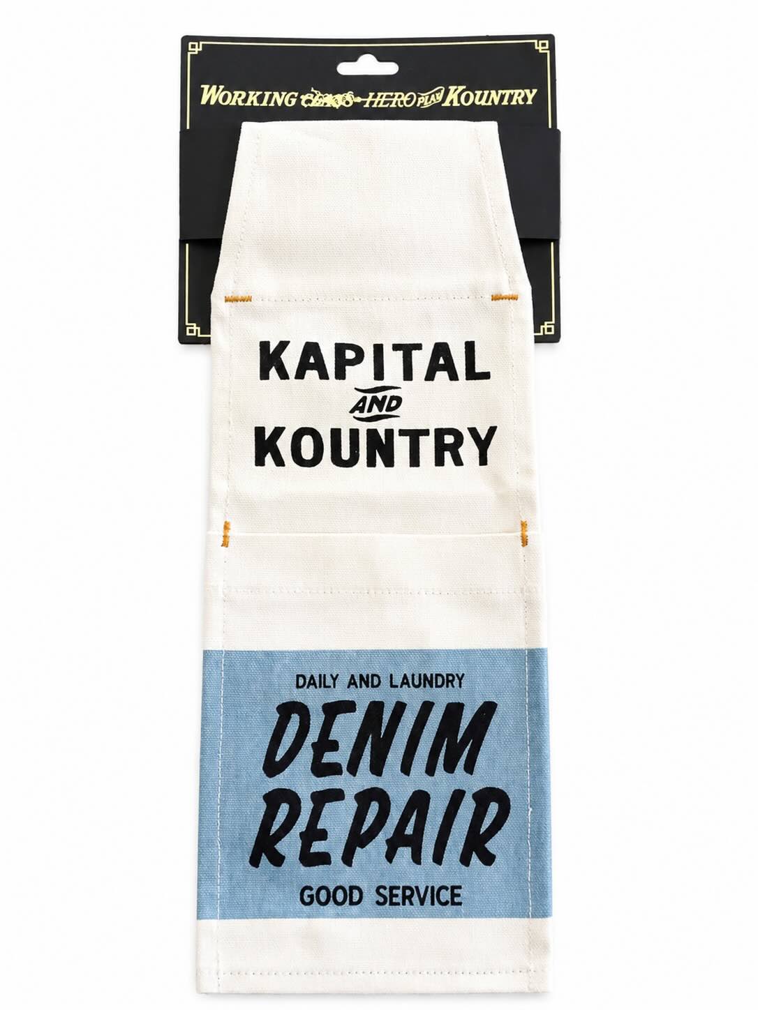 KAPITAL(キャピタル) / キャンバス パルプケース(細)/ サックス /26SS