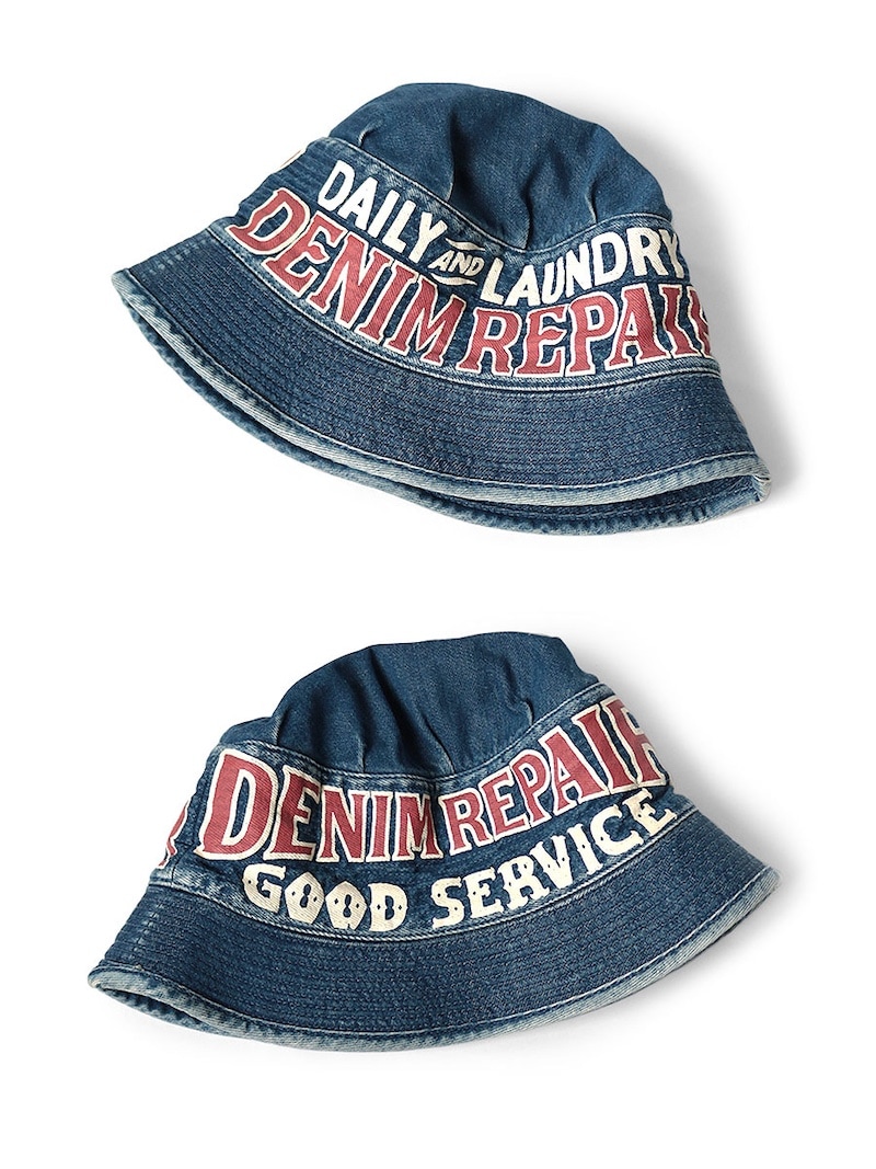 ✨希少✨ KAPITAL バケットハット ランドリーハット 帽子 HAT デニム KAPITAL(キャピタル) / 11.5oz デニムランドリー HAT 25AW