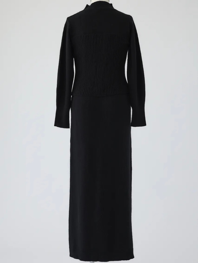 RIM.ARK(リムアーク) / Setting knit dress 25AW