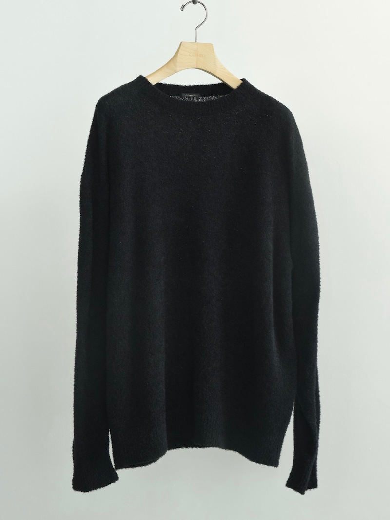 COMOLI(コモリ) / コットンシャギー クルーネックニット 26SS