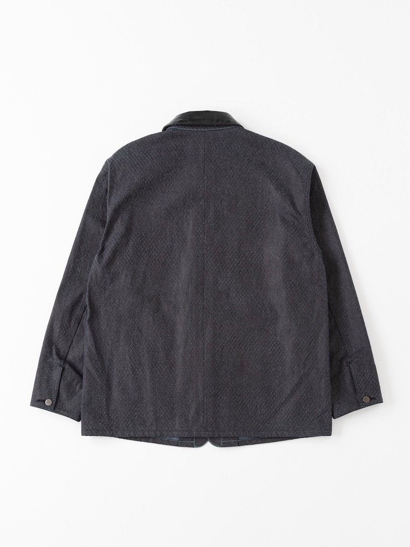 kiivu(キフ) / DENIM WORK JACKET- 12.5oz Rainbow Denim + SUMI ＋Needles Punch - 26SS