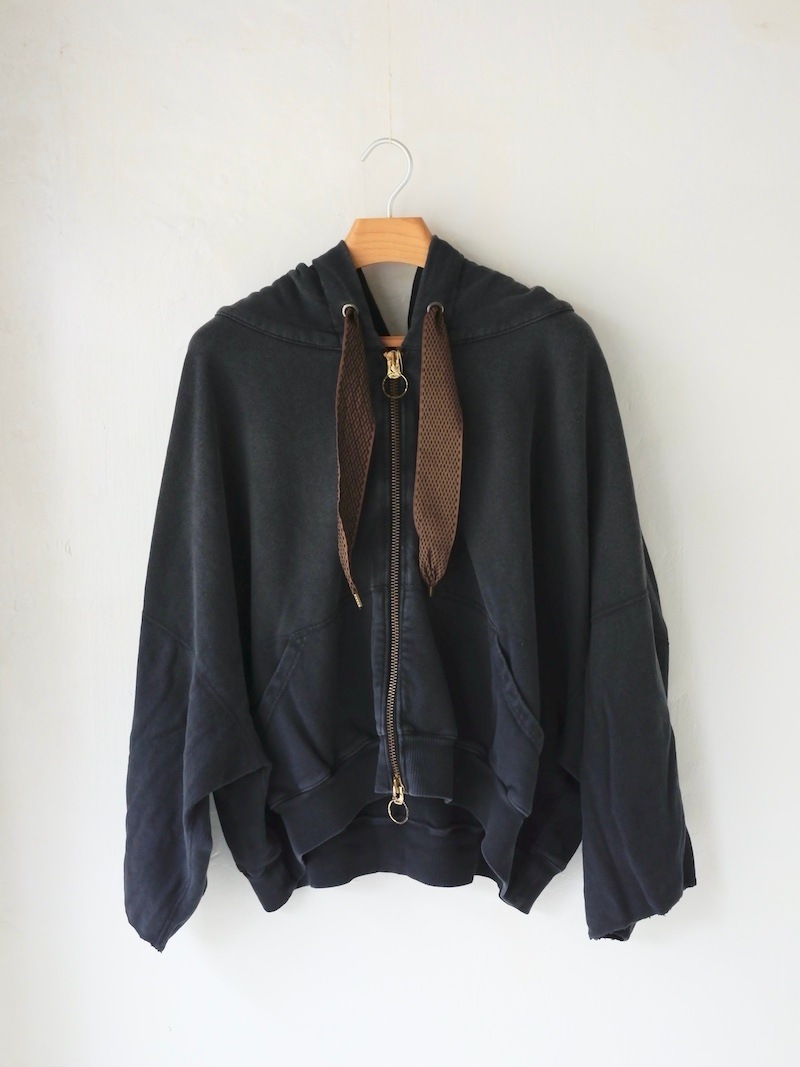 KAPITAL(キャピタル) / 裏毛 デビルフードブルゾン /ブラック/25SS 
