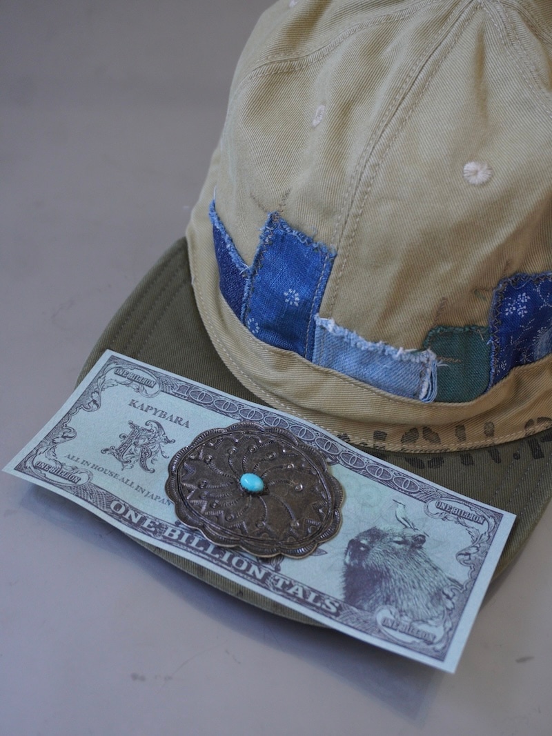 KAPITAL(キャピタル) / ムラチノ ブリムフィールドCAP (BLUE BRICK