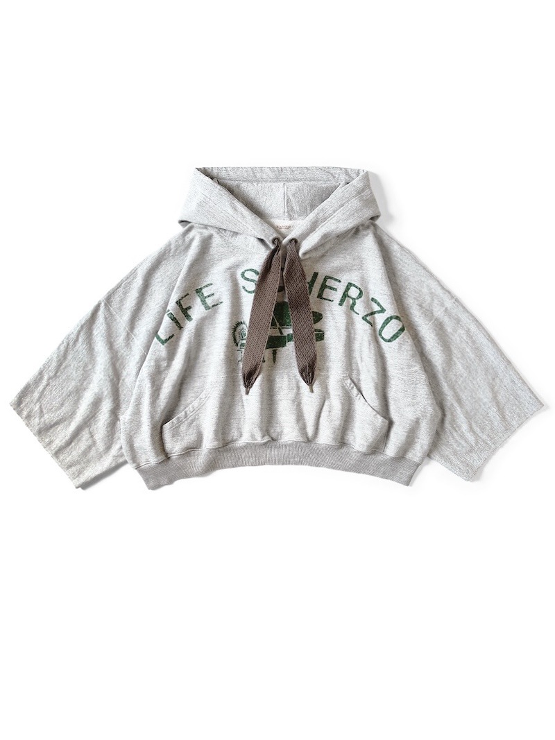 KAPITAL(キャピタル) / TOP 裏毛 デビルフードパーカー (LIFE SCHERZOpt) / グレー / 25SS 