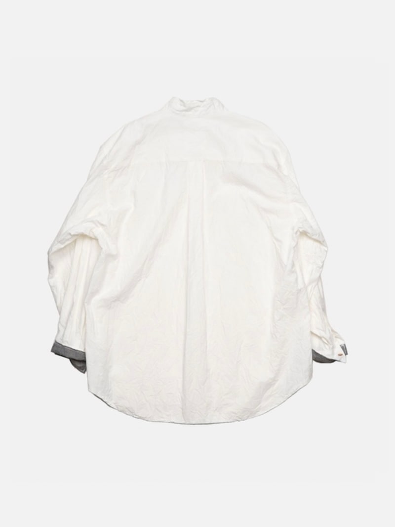 トップス BLACKBIRD cut off collar shirt BLACKBIRD (ブラックバード) / cut off collar shirt 25AW