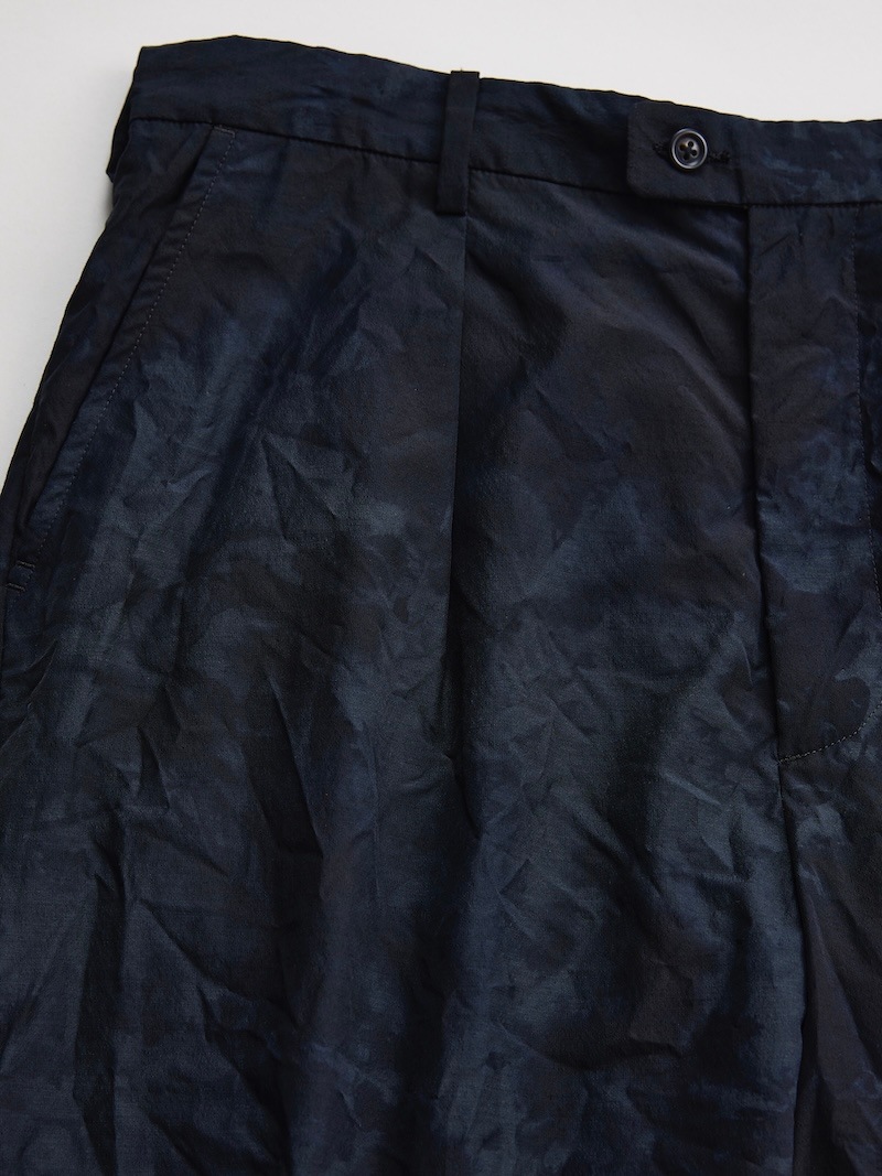 NICENESS(ナイスネス) / T.AYLER / T.アイラー (テックウール ワンタックスラックス) / BLACK / 26SS