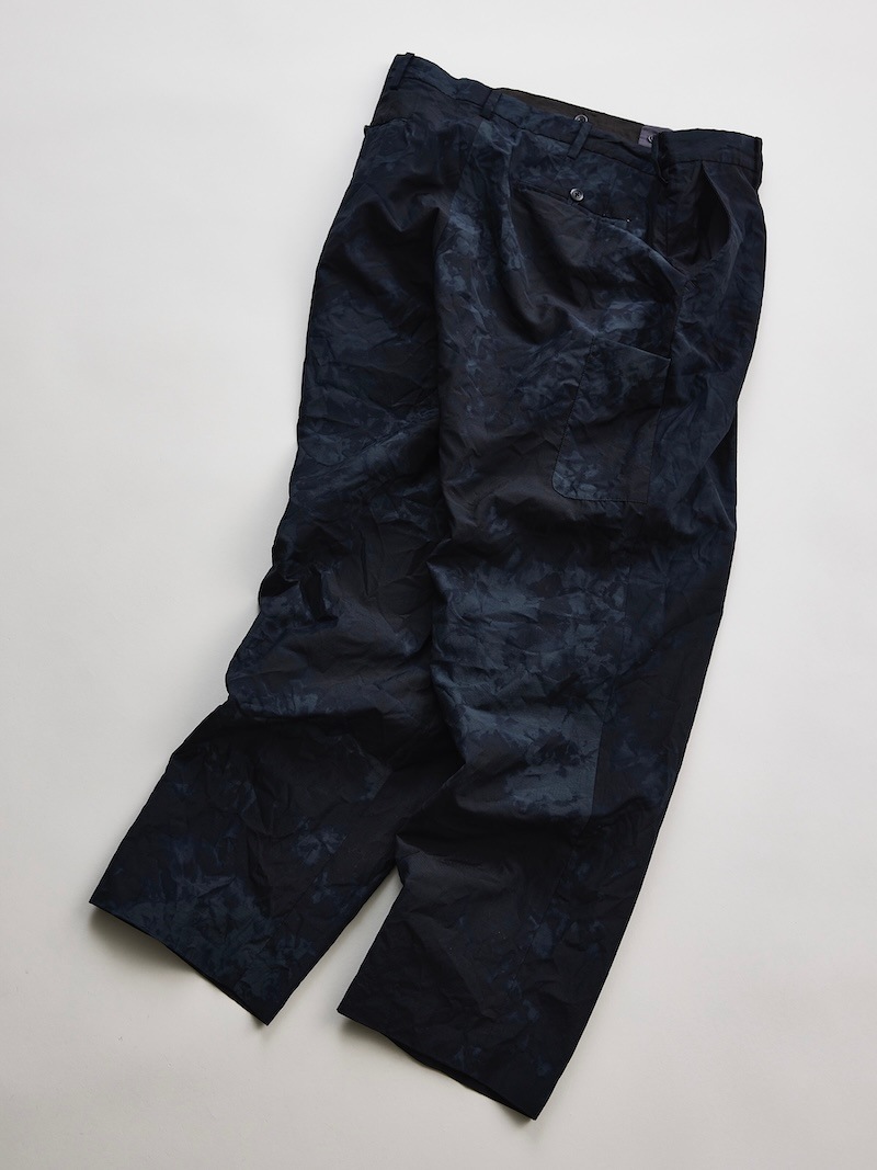 NICENESS(ナイスネス) / T.AYLER / T.アイラー (テックウール ワンタックスラックス) / BLACK / 26SS