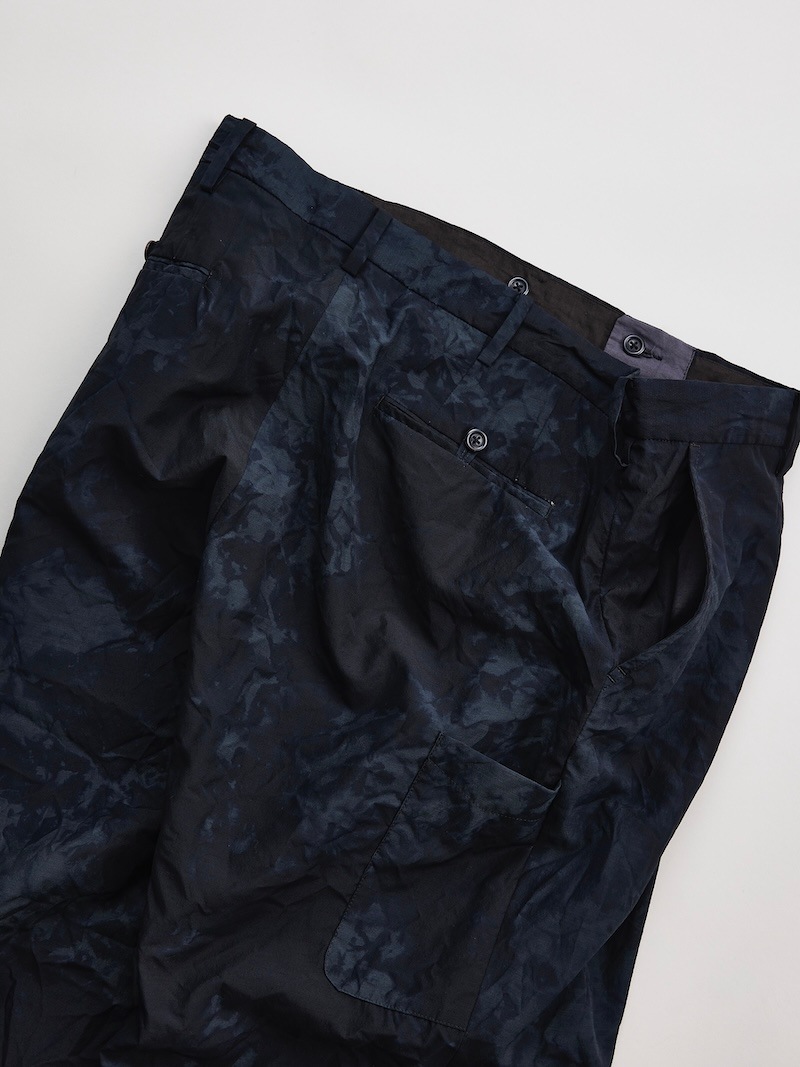 NICENESS(ナイスネス) / T.AYLER / T.アイラー (テックウール ワンタックスラックス) / BLACK / 26SS