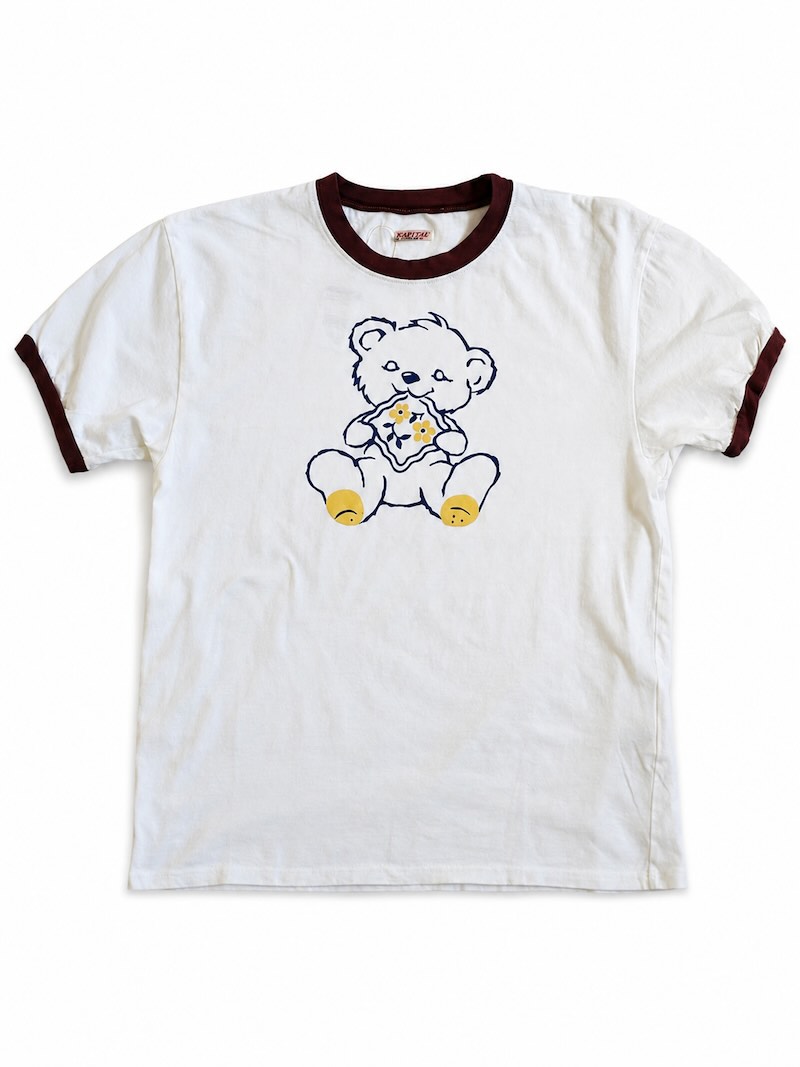 KAPITAL(キャピタル) / 20/-天竺 リンガーT (PECKISHリトルベアpt