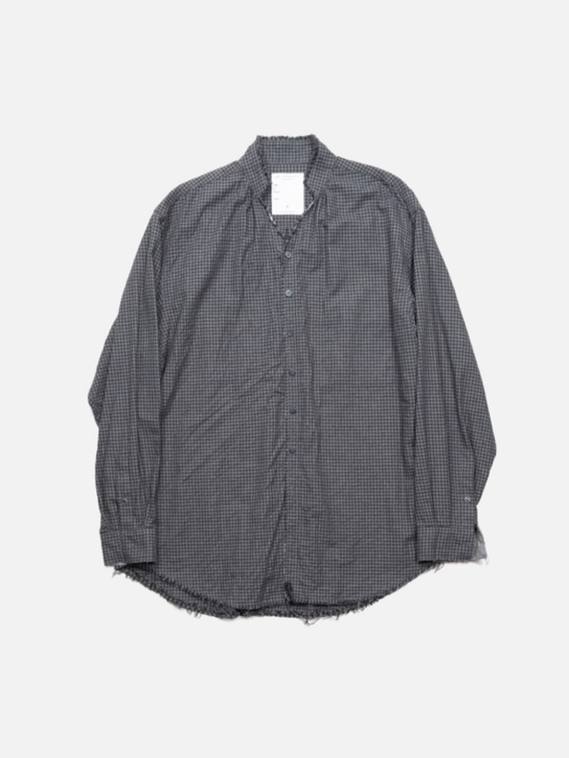 BLACKBIRD (ブラックバード) / cut off collar shirt 25AW