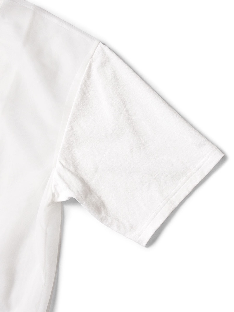 KAPITAL(キャピタル) / シアー天竺×20/-天竺クルーT(ピアノ&サンフェイスpt) 25SS