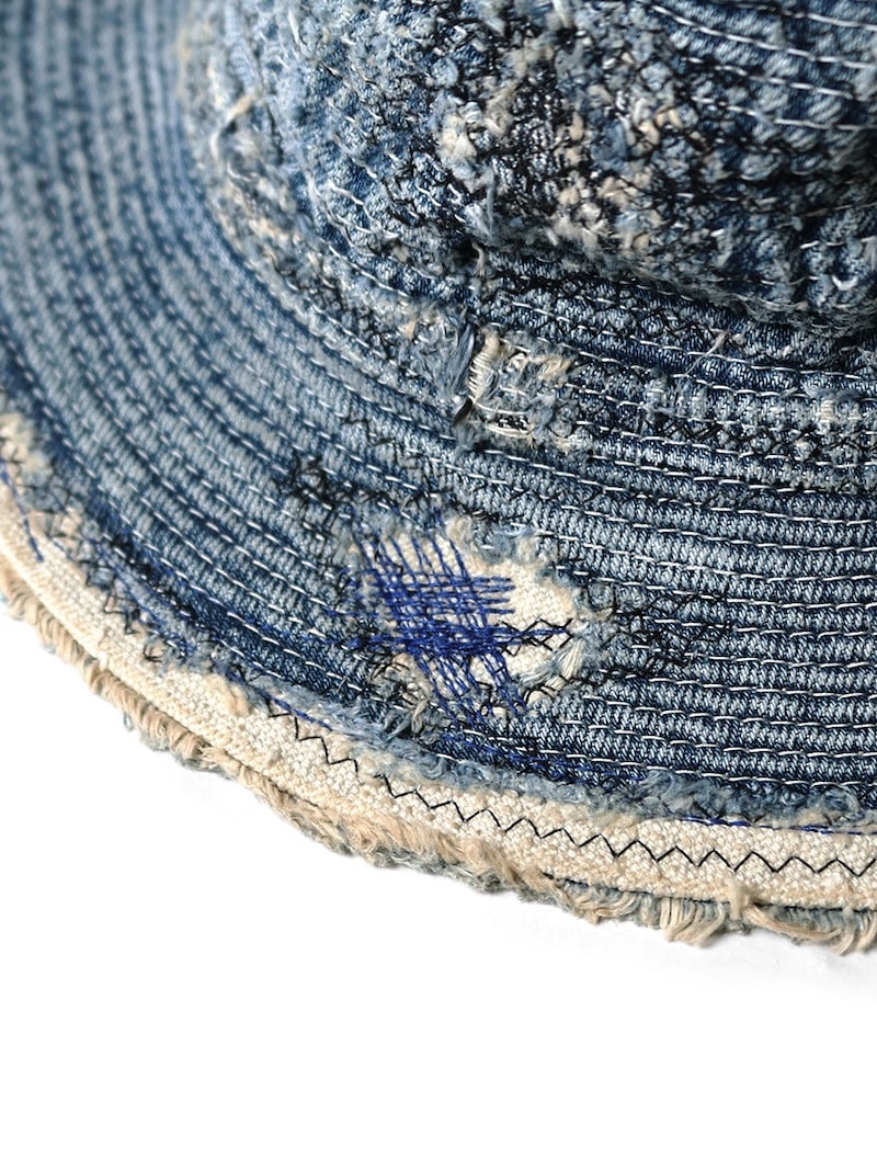 KAPITAL 老人と海　ハット 11.5ozデニム 老人と海HAT（クラッシュリメイク） | KAPITAL