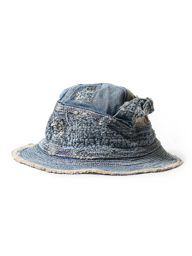 KAPITALキャピタル 老人と海HAT クラッシュリメイク ネイビー KAPITAL(キャピタル) / 11.5ozデニム 老人と海HAT (クラッシュ