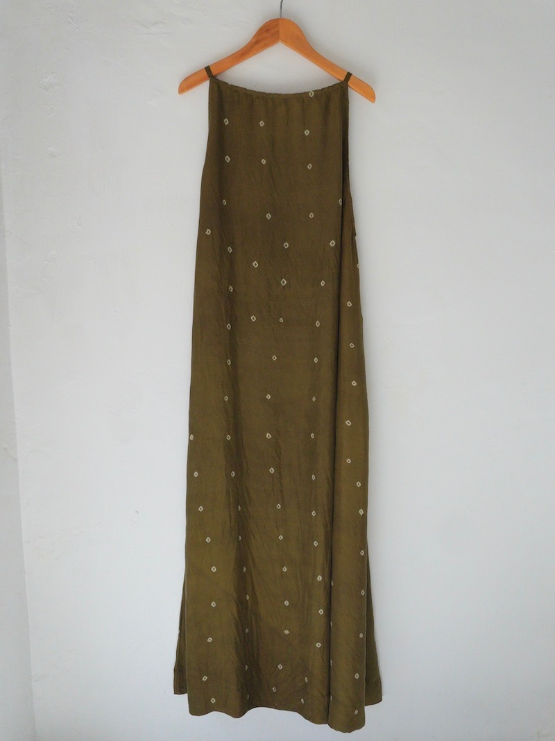 TADO (タド) / KUSHI CAMI DRESS - MOSS MARIGOLD