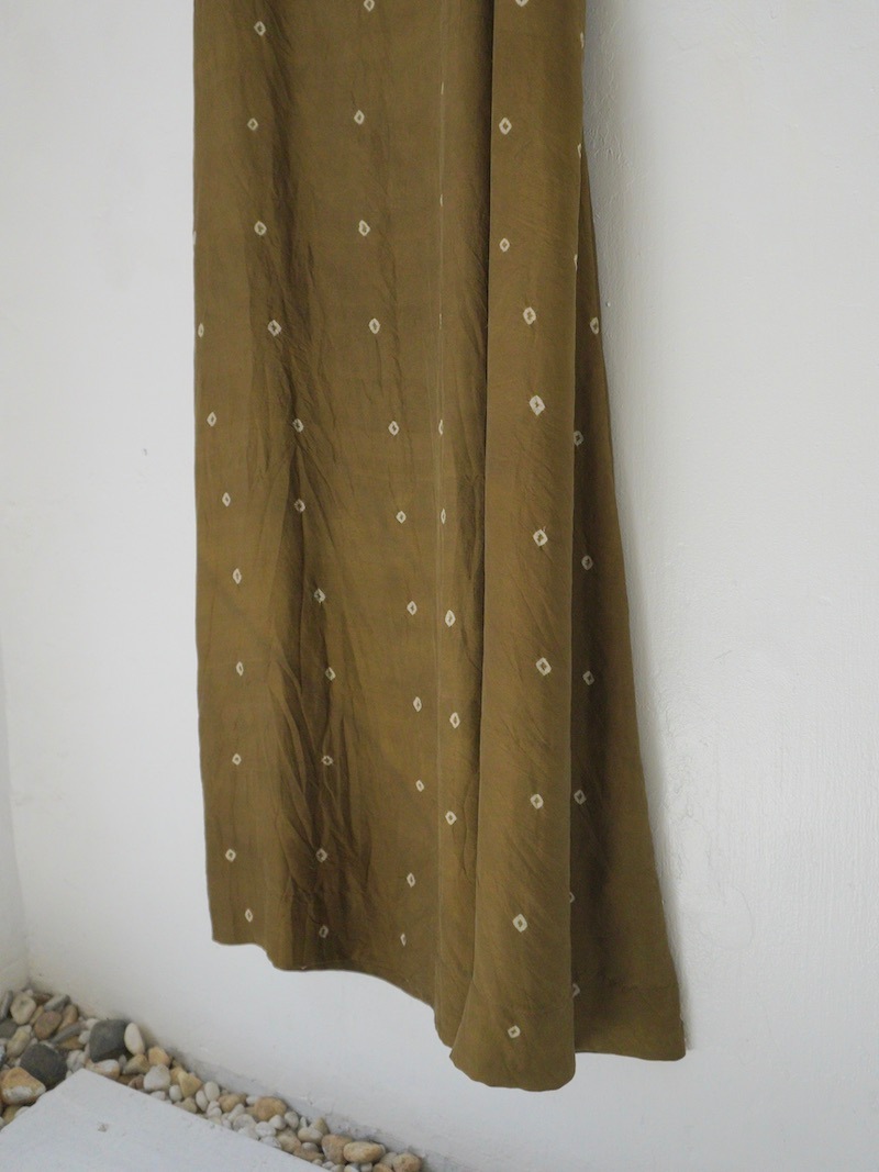 TADO (タド) / KUSHI CAMI DRESS - MOSS MARIGOLD