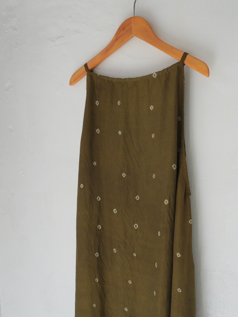 TADO (タド) / KUSHI CAMI DRESS - MOSS MARIGOLD