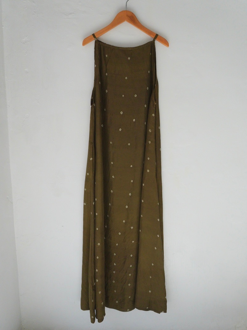 TADO (タド) / KUSHI CAMI DRESS - MOSS MARIGOLD