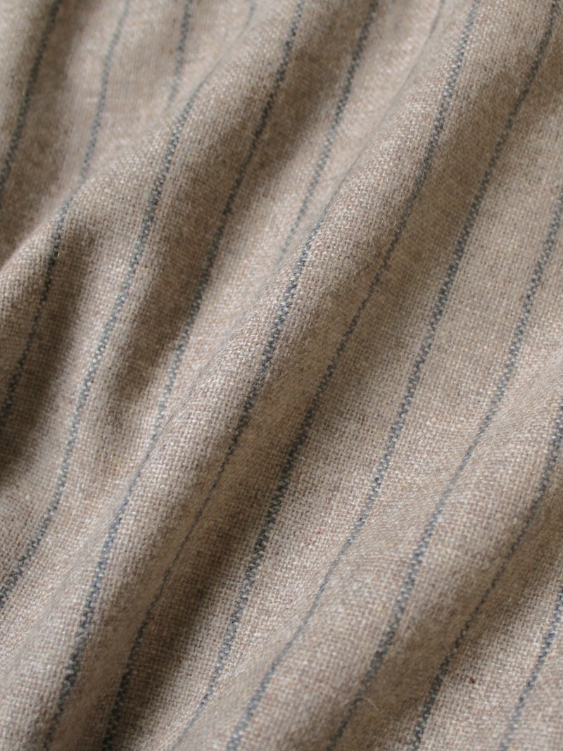 KAPITAL(キャピタル) / ウールストライプ(太) GREAT WOMEN ベースボールロングスリーブシャツ 25AW