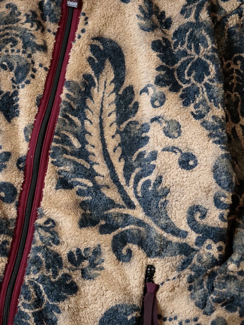 KAPITAL(キャピタル) / ダマスク柄フリース ZIPブルゾン (バージン