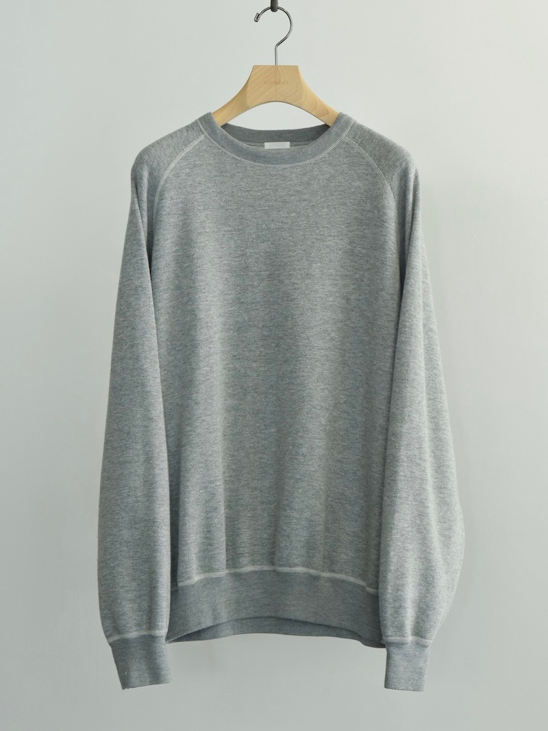 COMOLI(コモリ) / グレー裏毛 クルーネック 26SS | 商品一覧,BRANDS,COMOLI