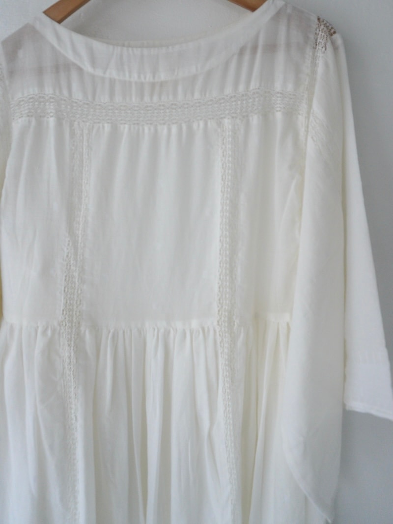 TADO (タド) / LILIA JAMDANI DRESS(O.WHITE) 