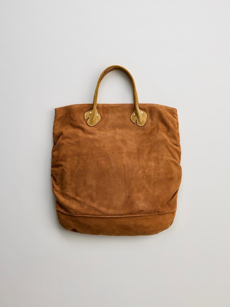 NICENESS(ナイスネス) / L.APHEX / L.エイフェックス (ヘアシープレザー NNシャーリンングバッグ) / COGNAC / 26SS