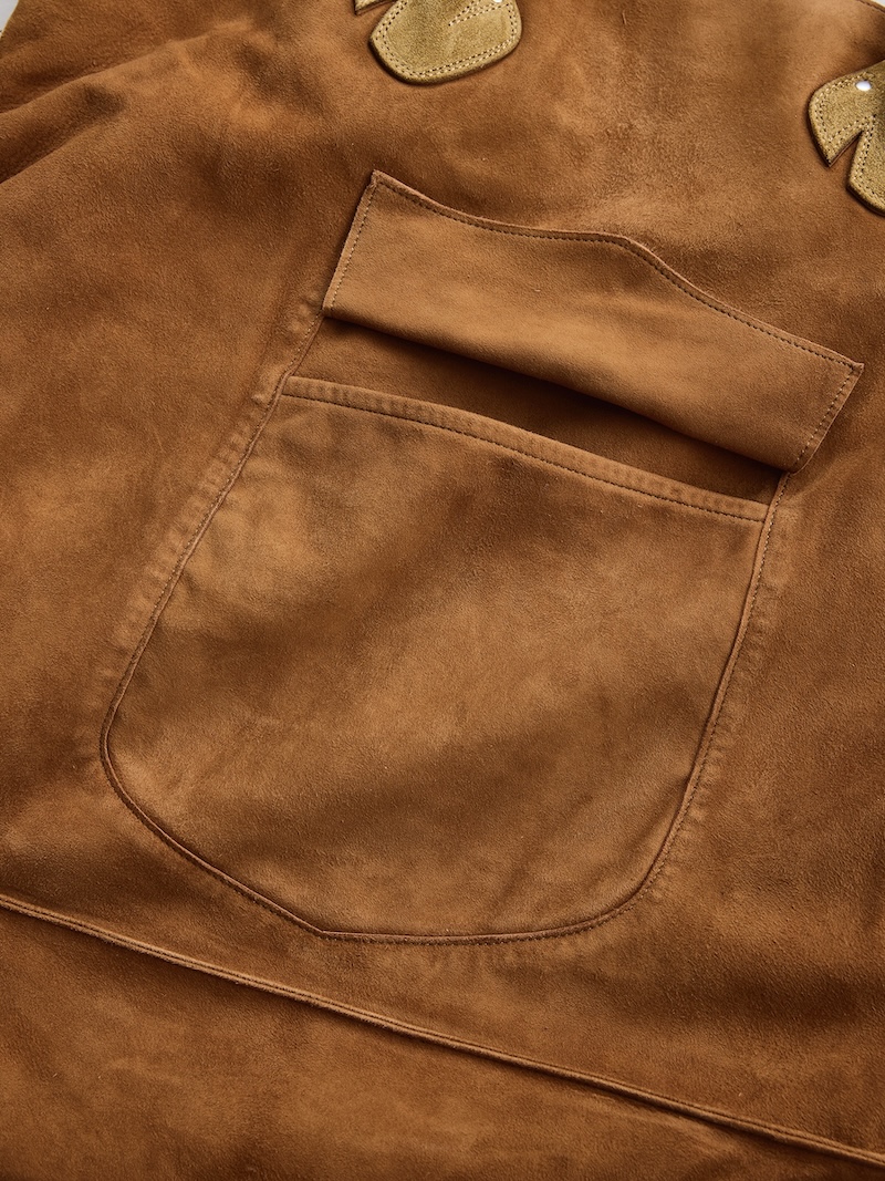 NICENESS(ナイスネス) / L.APHEX / L.エイフェックス (ヘアシープレザー NNシャーリンングバッグ) / COGNAC / 26SS