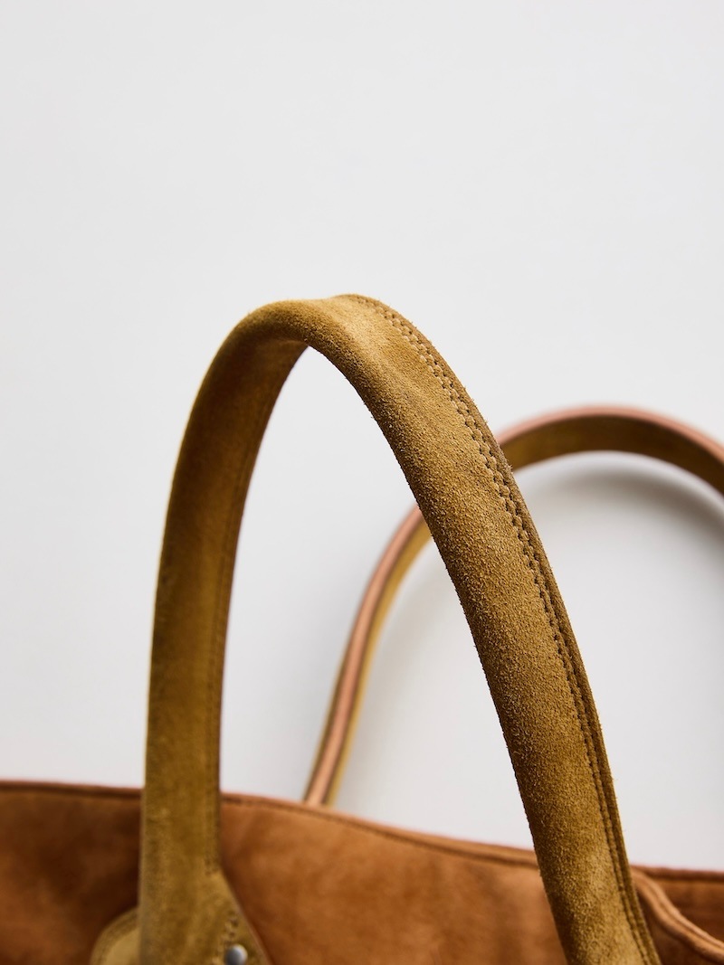 NICENESS(ナイスネス) / L.APHEX / L.エイフェックス (ヘアシープレザー NNシャーリンングバッグ) / COGNAC / 26SS