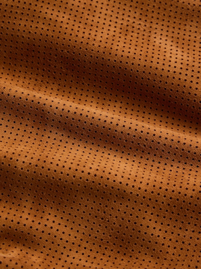 NICENESS(ナイスネス) / L.APHEX / L.エイフェックス (ヘアシープレザー NNシャーリンングバッグ) / COGNAC / 26SS